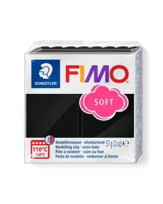 Fimo Soft massa 57g, 9 Black