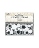 Askartelusilmä tarralla, lajitelma
