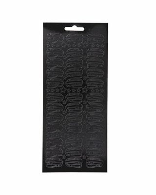 Ääriviivatarra, Ylioppilaslakit, Musta 170210