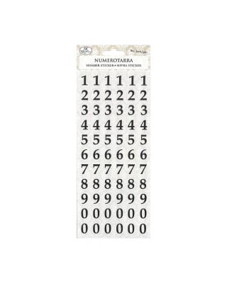 Numerotarra, 2670, Musta 1,3cm