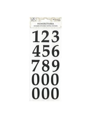 Numerotarra, 2671, Musta 3,6cm