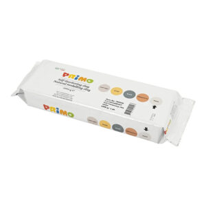 Primo Itsekovettuva savi, valkoinen 1kg