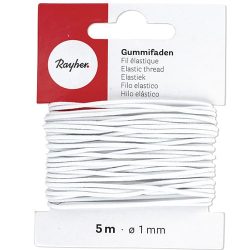 Kumilanka 1mm, valkoinen 5m