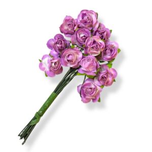 Paperiruusu 1,5cm, Lila