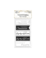 Tekstitarra, 8884, Mustavalkoinen lajitelma