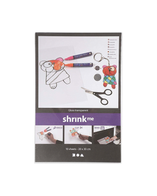 Kutistemuovilevyt, kirkas 10kpl