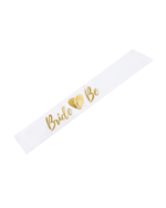 Bride to be- nauha, valkoinen