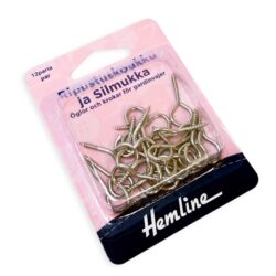 Hemline ripustuskoukut ja silmukat 12kpl