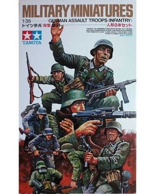 Tamiya Military Miniatures ''German Assault Troops'' 1/35
