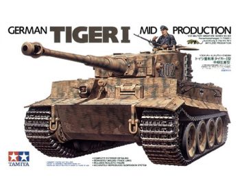 Tamiya German Tiger I MID panssarivaunu 1/35