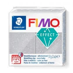 Fimo Effect massa 57g, 812 Glitter silver