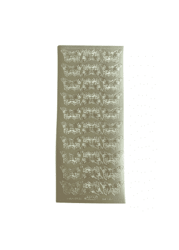 Ääriviivatarra, 822 Perhoset hopea