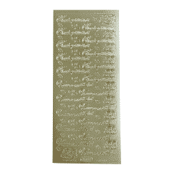 Ääriviivatarra, 1609  Kastepäivänä/ vauvaonnittelut hopea