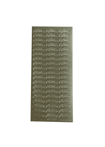 Ääriviivatarra, 1615 Kiitos hopea