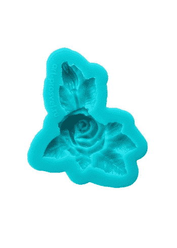 Silikonimuotti, Ruusu, 2 kokoa