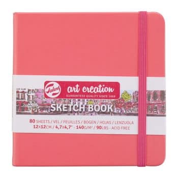 Talens Art Creation Sketch book, 12x12cm koralli