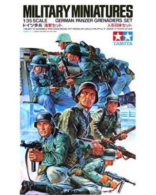 Tamiya Military Miniatures ''German Panzer Grenadiers set'' 1/35