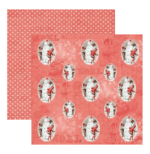 Reprint skräppipaperi RP0098 Snowman 30,5x30,5cm