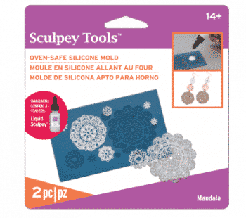 Sculpey silikonimuotti, Mandala