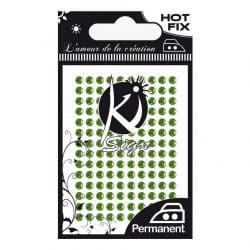 Ki-Sign tekstiilistrassi 3 mm, Vihreä