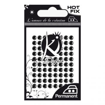 Ki-Sign tekstiilistrassi 4 mm, Musta