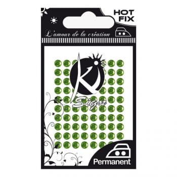 Ki-Sign tekstiilistrassi 4 mm, Vihreä