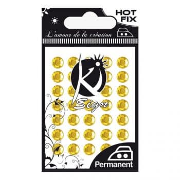 Ki-Sign tekstiilistrassi 6 mm, Kultainen