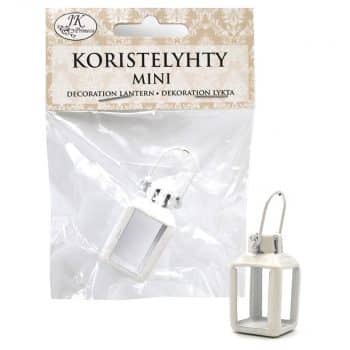 Koristelyhty mini, 3844 valkoinen