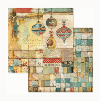 Stamperia skräppipaperi SBB635 Christmas 30,5x30,5cm