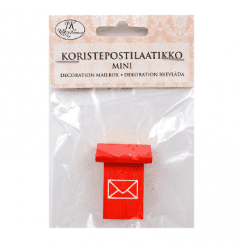 Koristepostilaatikko mini 3845 Punainen