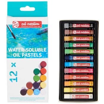 Art Creation vesiliukoiset öljypastellit, 12 kpl