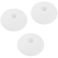 Schnulli Silikonihelmet, kiekko, valkoinen