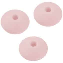 Schnulli Silikonihelmet, kiekko, vaaleanpunainen