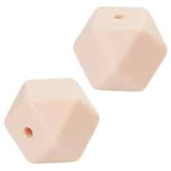 Schnulli Silikonihelmet, kulmikas, persikka