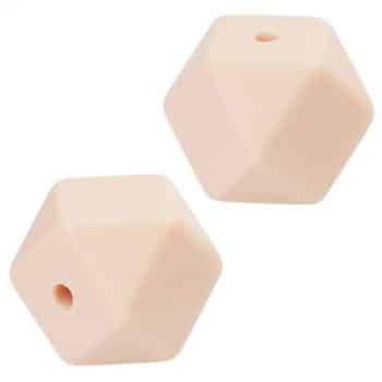 Schnulli Silikonihelmet, kulmikas, persikka