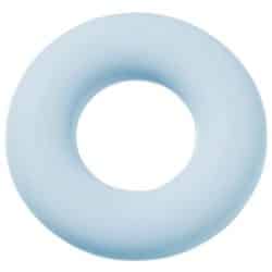 Schnulli Silikonihelmet, rengas, vaaleansininen