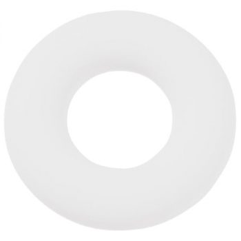 Schnulli Silikonihelmet, rengas, valkoinen