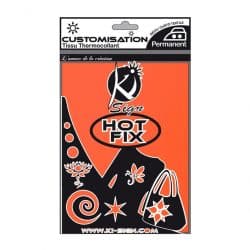 Ki-Sign kuviollinen folio, Neon oranssi