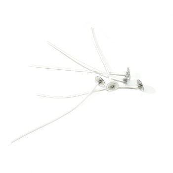 Vahattu sydänlanka metallisella laatalla, 10kpl