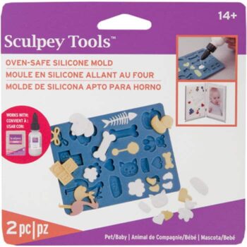 Sculpey silikonimuotti, Lemmikki & Vauva -aiheet