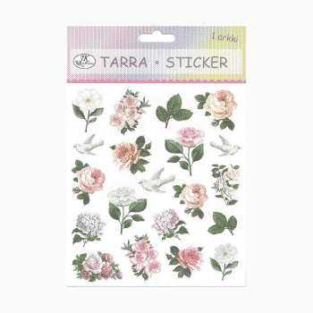 Tarra-arkki, 2580 Ruusut pastelli