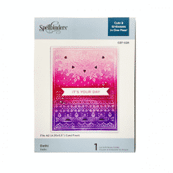 Spellbinders, Leikkaava kohokuviotasku 11x15cm, Delhi