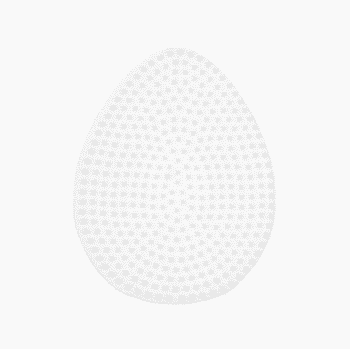 Hama Silitysalusta MIDI helmille, Muna 12,5cm