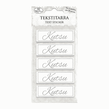 Tekstitarra, 8871 Kutsu hopea