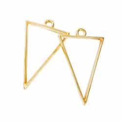 Riipuskehys, kolmio 2kpl kulta