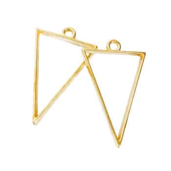 Riipuskehys, kolmio 2kpl kulta