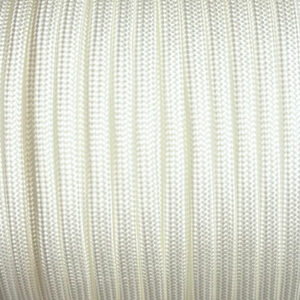 Paracord naru 550lb 4mm, S5 Valkoinen