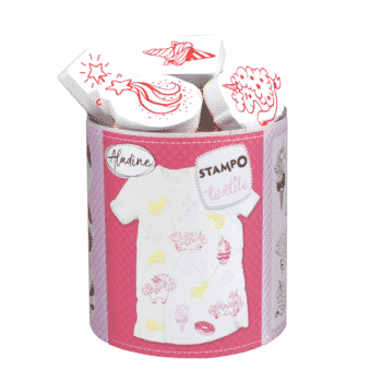 Aladine Deco Tekstiilileimasin setti, Yksisarvinen