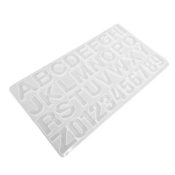 Silikonimuotti, kirjaimet ja numerot