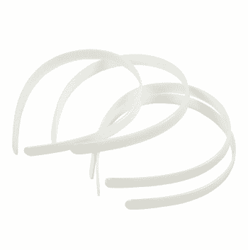 Hiuspanta valkoinen 13mm 5kpl